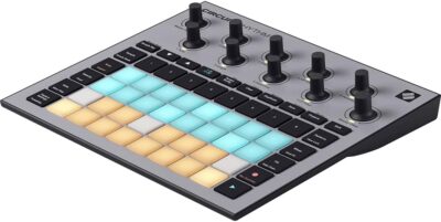 51EQaBOxEQL. AC SL1000 Novation AMS-CIRCUIT-RHYTHM Circuit Rhythm Sampler and Groovebox with 8 Sample Tracks and Sequencer Bundle with 2 YR CPS Enhanced Protection Pack