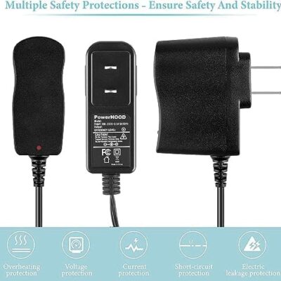 9V AC Adapter Compatible with EarthQuaker Devices EQD Avalanche Run V2 EQDARV2 Stereo Reverb & Delay Pedal 9VDC DC9V 9 Volts Replacement Power Supply Cord Charger Cable