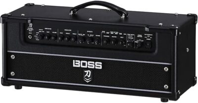 Boss Katana KTN-ART2HD Artist MkII 100-watt Guitar Amplifier Head Bundle with 10ft Instrument Cable and Boss Picks