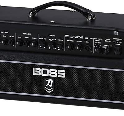 Boss Katana KTN-ART2HD Artist MkII 100-watt Guitar Amplifier Head Bundle with 10ft Instrument Cable and Boss Picks
