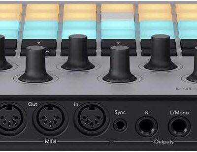 51Fh5yKZ2dL. AC SL1000 Novation AMS-CIRCUIT-RHYTHM Circuit Rhythm Sampler and Groovebox with 8 Sample Tracks and Sequencer Bundle with 2 YR CPS Enhanced Protection Pack