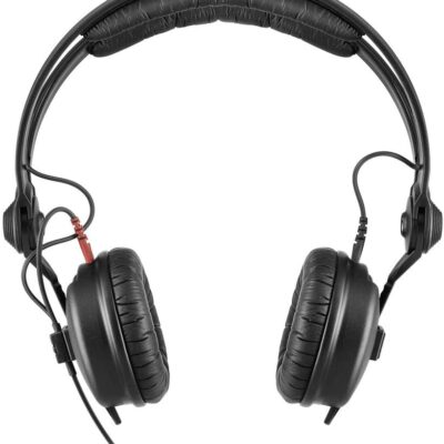 Sennheiser HD 25 Monitor Headphones with Headphone Case & Padded Holder Bundle
