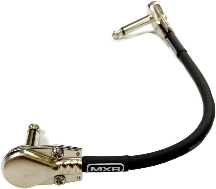 MXR M292 Carbon Copy Deluxe Analog Delay Pedal Bundle with 4 MXR Right Angle Patch Cables