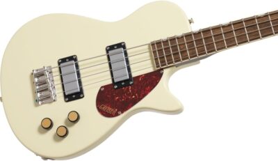 Gretsch Streamliner Jet Club Single-cut Electric Bass Guitar – Vintage White