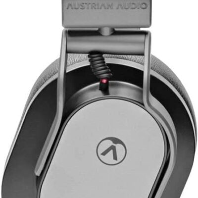 Austrian Audio Hi-X55 Headphones – Circumaural Studio Headphones – High Comfort with Slow Retention Ear Pads, Maximum Flexibility – 3.5mm Jack – Includes Adaptor to 6.3mm – Black