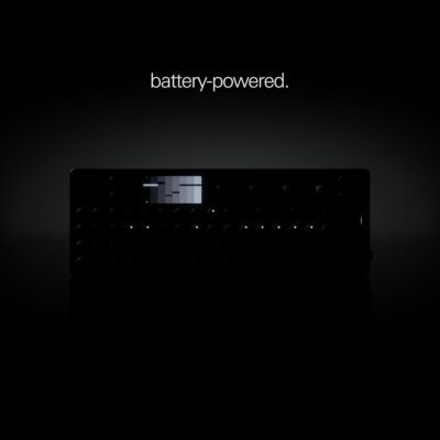 teenage engineering OP–XY portable synthesizer, sampler and 64-step sequencer with built-in speaker, mic and 8 unique synth engines