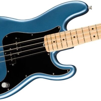 Fender American Performer Precision Bass, Satin Lake Placid Blue, Maple Fingerboard
