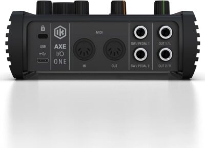 IK Multimedia AXE I/O One – Professional USB Audio Interface with Z-TONE advanced guitar tone shaping, AmpliTube and TONEX software included, high-resolution recording studio equipment
