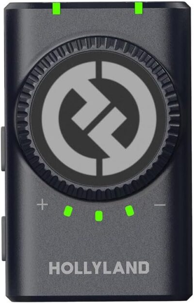 Hollyland Lark M2 Wireless Lavalier Microphone for iPhone/Android/Camera/PC/Laptop with Lightning/USB-C Plug, 48KHz 24Bit, 1000ft Range, Noise Cancel, 40H Battery for Video Recording (Combo Version)