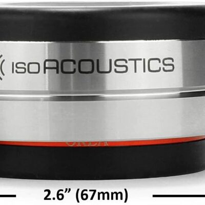 IsoAcoustics Orea Series Audio Equipment Isolators (Bordeaux – 32 lbs Max/pc)