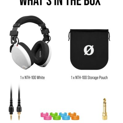 Rode NTH-100 Professional Over-Ear Headphones – White