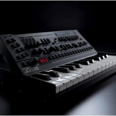 Roland JD-08 Tabletop Sound Module Boutique Synthesizer – Compact, Lightweight, Modern with New Effects and Polyphonic Sequencer