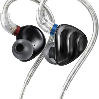 FIIO FH3 HiFi Earphones 3 Drivers (1 Dynamic + 2 Knowles BA), in-Ear Earphones High Resolution, Bass Sound, High Fidelity for Smartphone/PC/Tablet