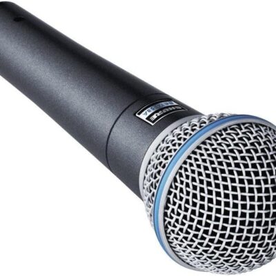 51PW0jyh7L. AC SL1200 Shure BETA 58A Vocal Microphone – Single Element Supercardioid Dynamic Mic for Stage and Studio with A25D Adjustable Stand Adapter, 5/8 to 3/8 (Euro) Thread Adapter & Storage Bag, Brushed Nickel