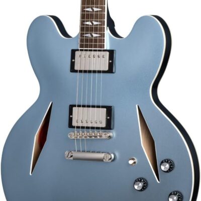 51PyRlW3x2L. AC SL1200 Epiphone Dave Grohl DG-335 Pelham Blue with Case