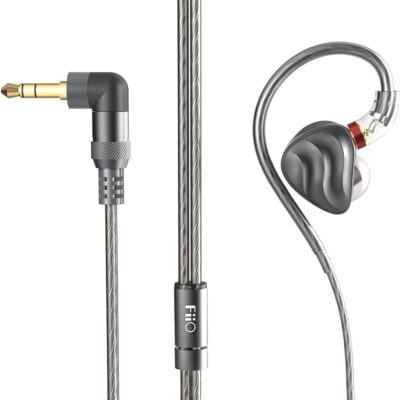 51Q6OtQ3EPL. AC SL1000 FIIO FH3 HiFi Earphones 3 Drivers (1 Dynamic + 2 Knowles BA), in-Ear Earphones High Resolution, Bass Sound, High Fidelity for Smartphone/PC/Tablet (Titanium)