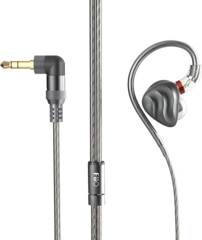 51Q6OtQ3EPL. AC SL1000 FIIO FH3 HiFi Earphones 3 Drivers (1 Dynamic + 2 Knowles BA), in-Ear Earphones High Resolution, Bass Sound, High Fidelity for Smartphone/PC/Tablet (Titanium)