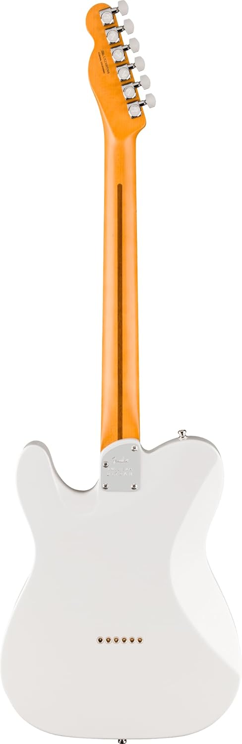 Fender American Ultra II Telecaster – Avalanche Bundle with Case, Strap, Cable, Hat, and Guitar Cleaning Kit