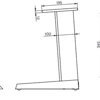Focal Theva Center Stand – Stand for Focal Theva Center Channel Speaker, Sold Individually – FTHEVASTCENT