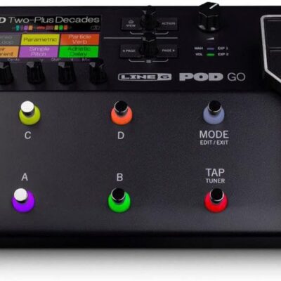 Line 6 POD Go Guitar Multi-Effects Pedal, Black