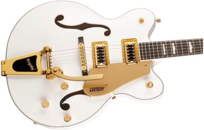 51R1fDYl9zL. AC SL1080 Gretsch G5422TG Electromatic Classic Hollowbody Double-Cut with Bigsby – Snowcrest White