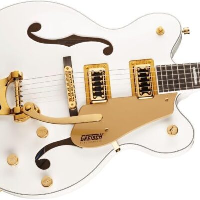 51R1fDYl9zL. AC SL1080 Gretsch G5422TG Electromatic Classic Hollowbody Double-Cut with Bigsby – Snowcrest White