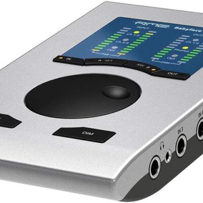 RME Babyface Pro FS 24-Channel Audio Interface with AKG K 240 Studio Pro Headphones, XLR Cable & 10-Pack Straps Bundle