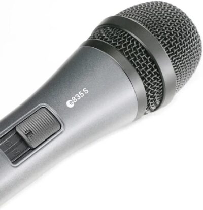 Sennheiser Pro Audio Sennheiser Professional E 835-S Dynamic Cardioid Vocal Microphone with On/Off Switch
