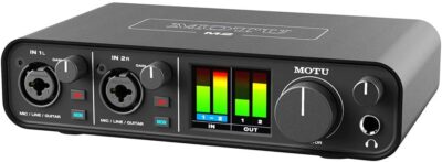 Motu M2 2×2 USB-C Audio Interface with XLR-XLR Cable Bundle
