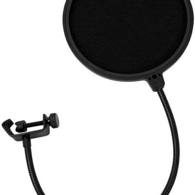 Focusrite Scarlett 4i4 USB-C Audio/MIDI Interface (4th Gen) Bundle with Polsen HPC-A30 Studio Monitor Headphones, Pop Filter and 2x XLR- XLR Cable