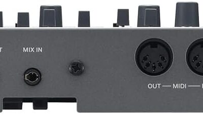 Roland JX-08 Sound Module Bundle with MIDI Cable, Headphones, and Austin Bazaar Polishing Cloth