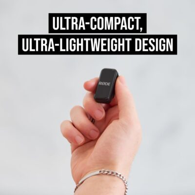 RØDE Wireless Micro – Compact Wireless Microphone, Two Mics with Charge Case for Smartphone Content Creation – USB-C, Black