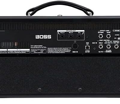 Boss Katana KTN-ART2HD Artist MkII 100-watt Guitar Amplifier Head Bundle with 10ft Instrument Cable and Boss Picks