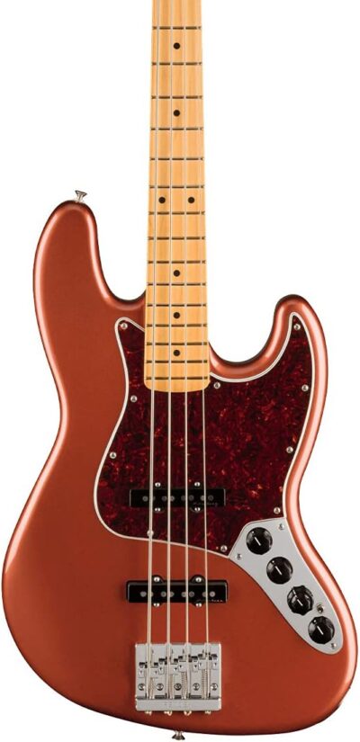 Fender Player Plus Jazz Bass, Aged Candy Apple Red, Maple Fingerboard