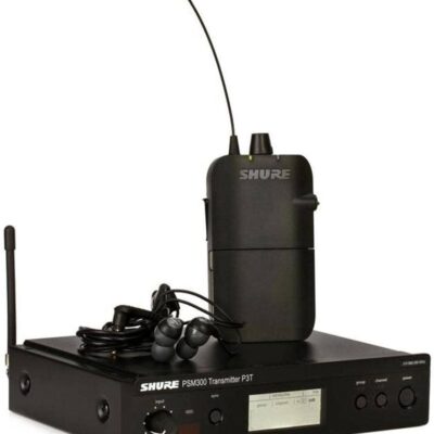 51XJE4Dm25L. AC SL1500 Shure PSM300 P3TR112GR Wireless In-Ear Personal Monitoring System with SE112 Earphones – J13 Band