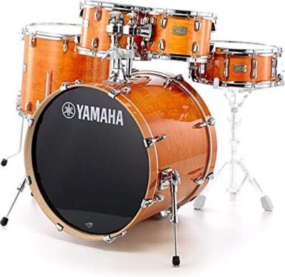 51XbHSumLGL. AC Yamaha Stage Custom Birch 5pc Drum Shell Pack With a 20 Kick Drum and 14 Snare Drum in Honey Amber For Students and Working Drummers (SBP0F50HA)