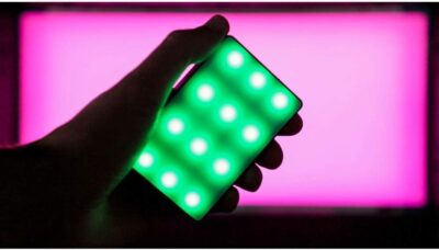 Aputure Amaran MC RGBWW Mini On Camera Video Light,3200K-6500K,CRI/TLCI 96+,HSI Mode,Support Magnetic Attraction,App with USB-C PD and Wireless Charging