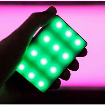 Aputure Amaran MC RGBWW Mini On Camera Video Light,3200K-6500K,CRI/TLCI 96+,HSI Mode,Support Magnetic Attraction,App with USB-C PD and Wireless Charging