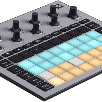 51Y5CJLGueL. AC SL1000 Novation AMS-CIRCUIT-RHYTHM Circuit Rhythm Sampler and Groovebox with 8 Sample Tracks and Sequencer Bundle with 2 YR CPS Enhanced Protection Pack