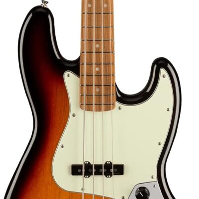 Fender Player Plus Jazz Bass, 3-Color Sunburst, Pau Ferro Fingerboard