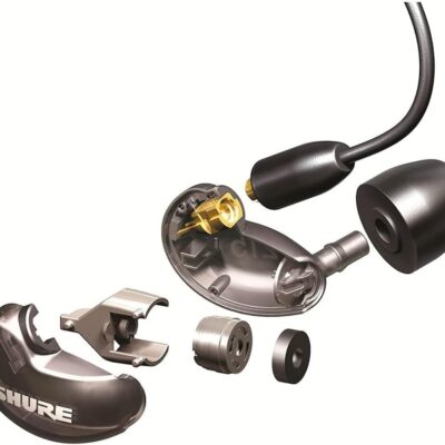 Shure SE215 PRO Wired Earbuds, Professional Sound Isolating Earphones with Clear Sound, Deep Bass, Secure in-Ear Fit, Carrying Case, Black (SE215-K)