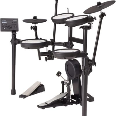 51cG88YoSUL. AC SL1200 Roland TD-07KV Electronic V-Drums Kit – Legendary Dual-Ply All Mesh Head kit with superior expression and playability – Bluetooth Audio & MIDI – USB for recording audio and MIDI data – 40 FREE Melodic