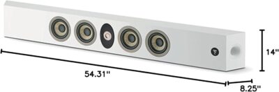 Focal On Wall 302 Series with Stands (White)