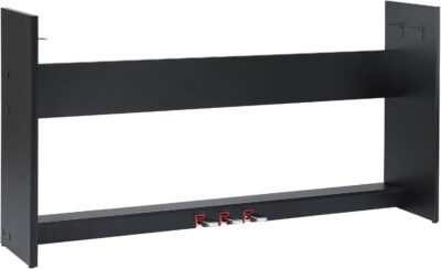 Wooden Furniture Stand With 3-Pedal Unit System Compatible for Roland FP30 FP30X Digital Piano Keyboards (Black)