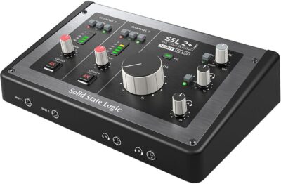 51dkdQL5QKL. AC SL1000 Solid State Logic SSL 2+ MKII – 2×4 USB Audio Interface Bundle with Slate Digital VMS ML-1A Large-diaphragm Condenser Modeling Microphone