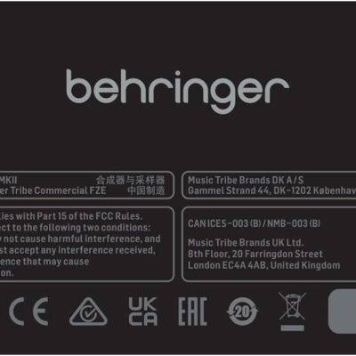 Behringer RHYTHM DESIGNER RD-8 Classic Analog Drum Machine with 16 Drum Sounds, 64 Step Sequencer, Wave Designer and Dual-Mode Filter