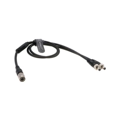 51fKEYMwdL. SL1500 Power-Cable for Aaton-Cantar|Lectrosonics Hirose-4-Pin-Male to Dual Lock DC for Lectrosonics-DSQD|SRC-Receivers 50CM