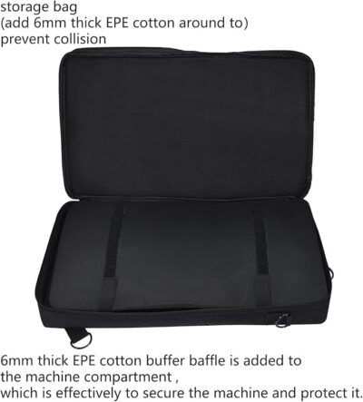 Carrying Case for Pioneer DDJ 400/DDJ FLX4/DDJ 200/DDJ SB3 SB2/DDJ-202/Inpulse 300/Native Instruments Traktor Kontrol S2 Mk3 DJ Controller, Soft Travel Storage Bag with Bag Strap