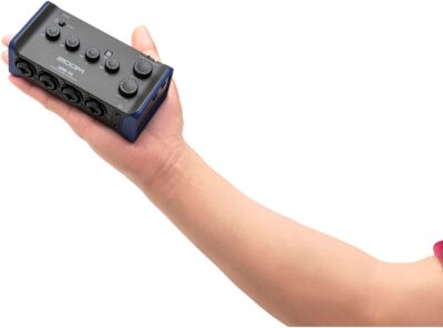 Zoom AMS-44 USB Audio Interface for Musicians & Podcasters, with 4 Inputs, 4 Outputs, Loopback, Direct Monitoring, Bus-Powered, for Recording and Streaming on PC, Mac, iOS, and Android