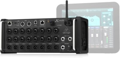 Behringer X AIR XR18 18-Channel, 12-Bus Digital Mixer for iPad/Android Tablets with 16 Programmable Midas Preamps, Integrated Wifi Module and Multi-Channel USB Audio Interface